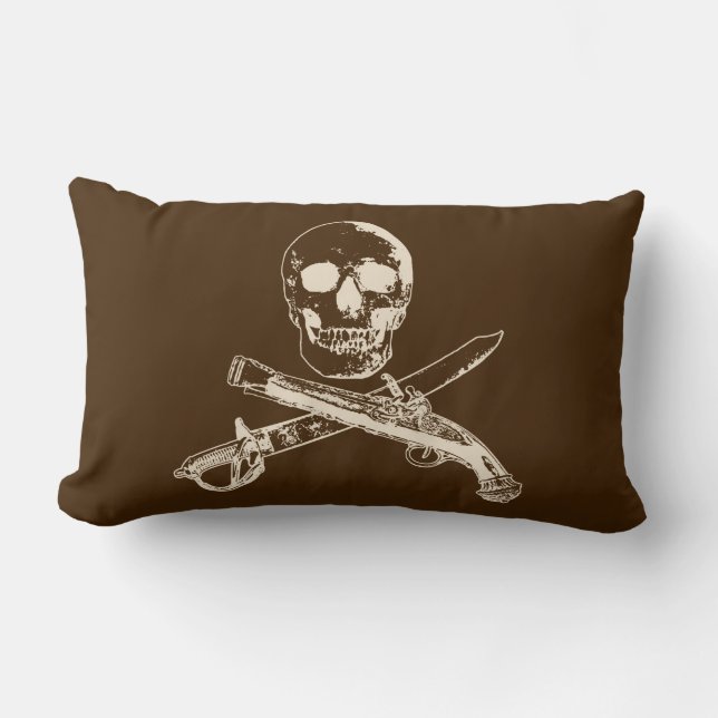 A Pirates Life doublesidedskullpillow_2 Lendenkissen (Vorderseite)