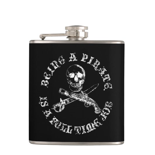 A Pirates Life fulltimeskullflask_7 Flachmann (Vorderseite)