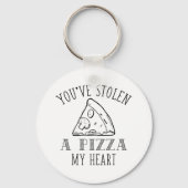A Pizza My Heart Schlüsselanhänger (Vorderseite)