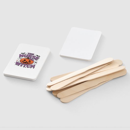 A playful design featuring a pumpkin witch with a fächer (Non-assembled)