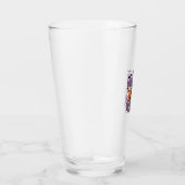 A playful design featuring a pumpkin witch with a  glas (Rechts)