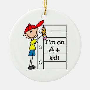 A Plus Kid Keramik Ornament