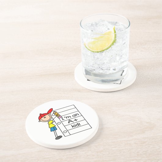 A plus Kind Getränkeuntersetzer (Seite)