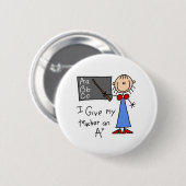 A plus Lehrer Button (Vorne & Hinten)