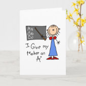 A Plus Lehrer Karte (Gelbe Blume)