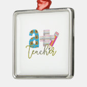 A Plus Lehrer Ornament Aus Metall (Links)