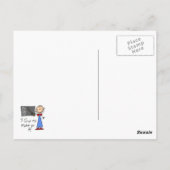 A plus Lehrer Postkarte (Rückseite)