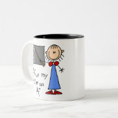 A plus Lehrer Zweifarbige Tasse (Vorderseite Links)