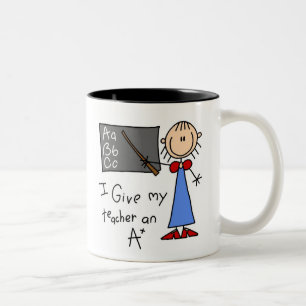 A plus Lehrer Zweifarbige Tasse