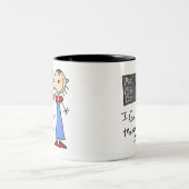 A plus Lehrer Zweifarbige Tasse (Mittel)