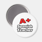A Plus Spanischer Lehrer Magnet (Vorderseite/Rückseite)
