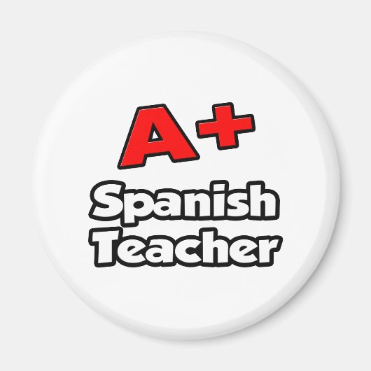 A Plus Spanischer Lehrer Magnet (Vorne)
