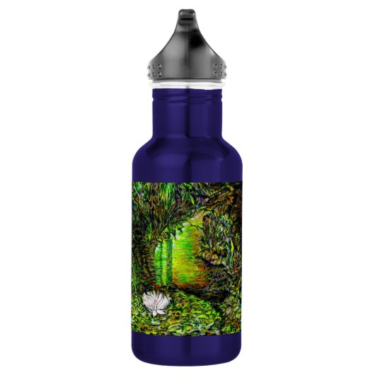 A Pond with Unpure Thoughts Edelstahlflasche (Rechts)