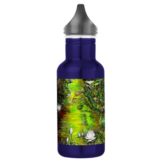 A Pond with Unpure Thoughts Edelstahlflasche (Links)