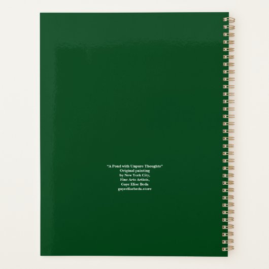 A Pond with Unpure Thoughts Planer (Rückseite)