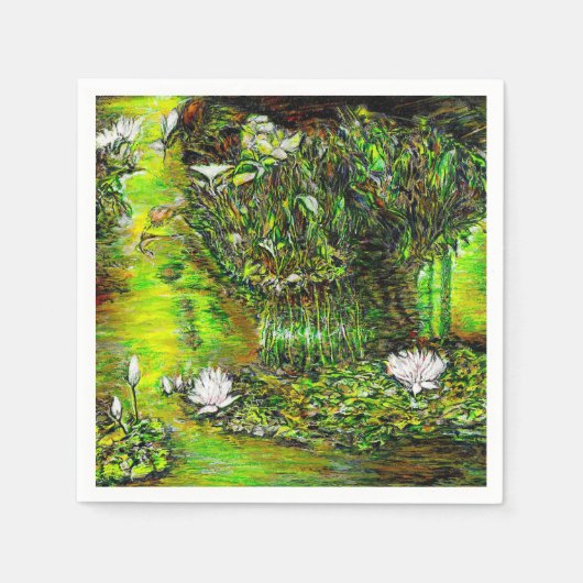 A Pond with Unpure Thoughts Serviette (Vorderseite)