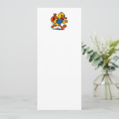 A POP ART STYLE THIEF DUCK EINLADUNG (Stehend Vorderseite)