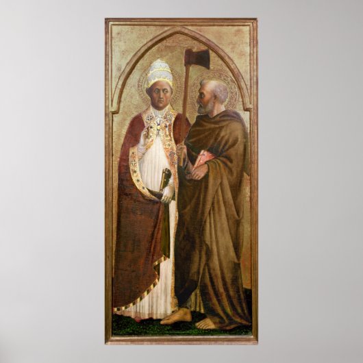 A Pope and St. Matthias, c.1428-29 Poster (Vorne)
