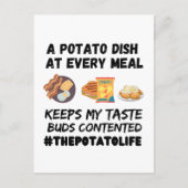 A potato dish at every meal   postkarte (Vorderseite)