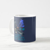 A powerful flying hawk symbolizing freedom kaffeetasse (Vorderseite Links)