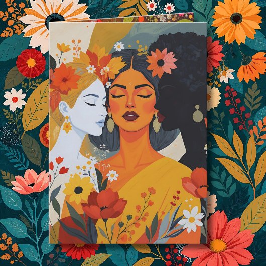 A Pretty Inspirational International Women's Day  Karte