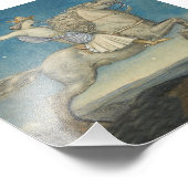 "A Prince Arrived" Wasserfarbe von John Bauer Fotodruck (Ecke)