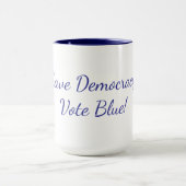 a pro democracy coffee mug tasse (Zentrum)