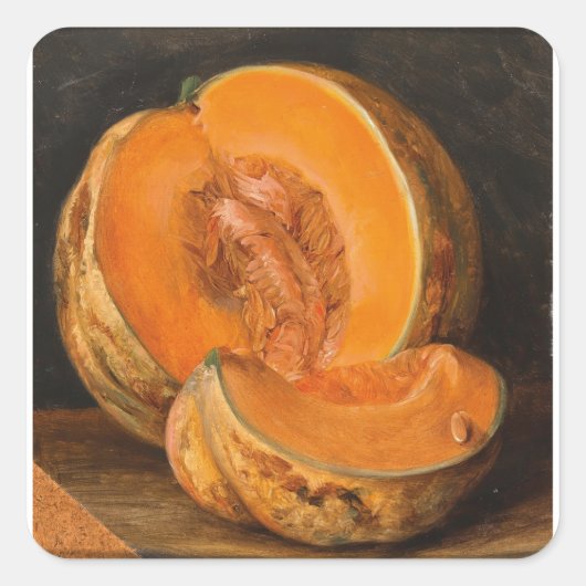 A Pumpkin - Josef Navrátil Quadratischer Aufkleber (Vorderseite)