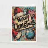 A punk christmas card karte (Vorderseite)