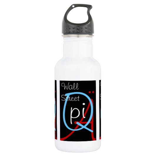 a q pi wall strasse trinkflasche (Vorderseite)