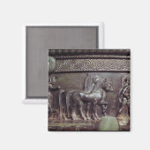 A Quadriga und a Hoplite Magnet (Vorderseite/Rückseite)