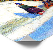 A Quebec Village Street - Clarence Gagnon Kunstwer Poster (Ecke)