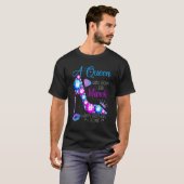 A Queen Was Born In March Happy Birthday To Me Hig T-Shirt (Vorne ganz)