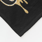 A Queen Was Born In October Witch Funny Happy Birt Fleecedecke (Ecke)