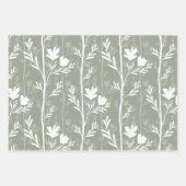 A Quiet Journey Earthy Soft Botanical Silhouettes Geschenkpapier Set (Vorderseite)