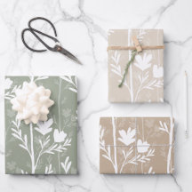 A Quiet Journey Earthy Soft Botanical Silhouettes