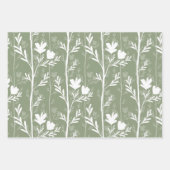 A Quiet Journey Minimal Botanical Silhouettes Geschenkpapier Set (Vorderseite 3)