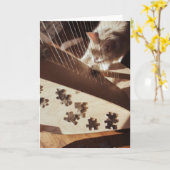 A Quiet Note Between Strings Karte (Gelbe Blume)