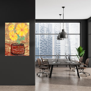 A Quiet Place Floral Bouquet Leinwanddruck