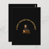 A QUIET PRAYER FOR CHRISTMAS POSTKARTE (Vorne/Hinten)