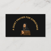A QUIET PRAYER FOR CHRISTMAS VISITENKARTE (Rückseite)