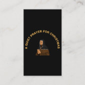 A QUIET PRAYER FOR CHRISTMAS VISITENKARTE (Vorderseite)