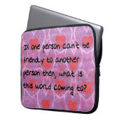 A Quote From Gomer Pyle on an Electronics Bag Laptopschutzhülle (Vorderseite Links)