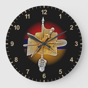 A.R.F (Zenatrosh) Acrylic Wall Clock Große Wanduhr