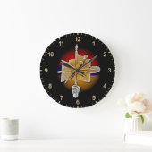 A.R.F (Zenatrosh) Acrylwand-Uhr Große Wanduhr (Zuhause)