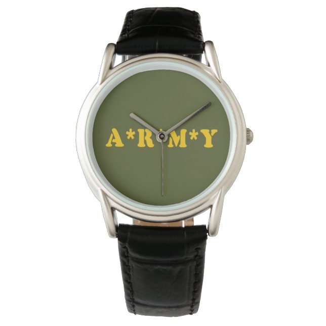 A*R*M*Y ARMBANDUHR (Vorderseite)