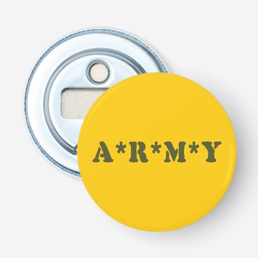 A*R*M*Y FLASCHENÖFFNER (Vorderseite)