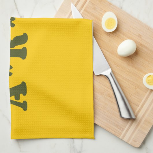 A*R*M*Y GESCHIRRTUCH (Viertel Falte)