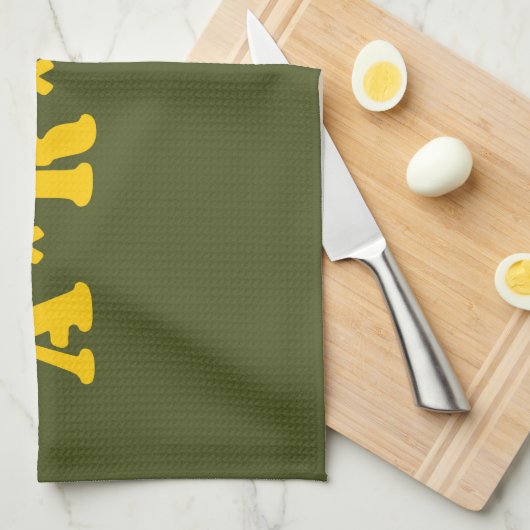 A*R*M*Y GESCHIRRTUCH (Viertel Falte)