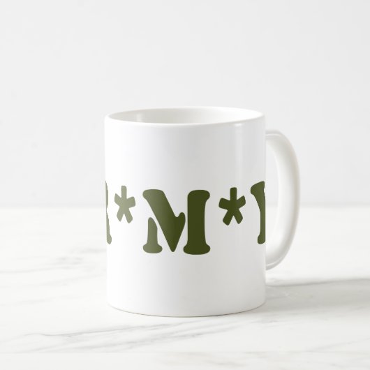 A*R*M*Y KAFFEETASSE (VorderseiteRechts)